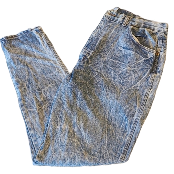 Vintage Chic acid washed jeans plus size 20 straight leg high waisted - Picture 1 of 11